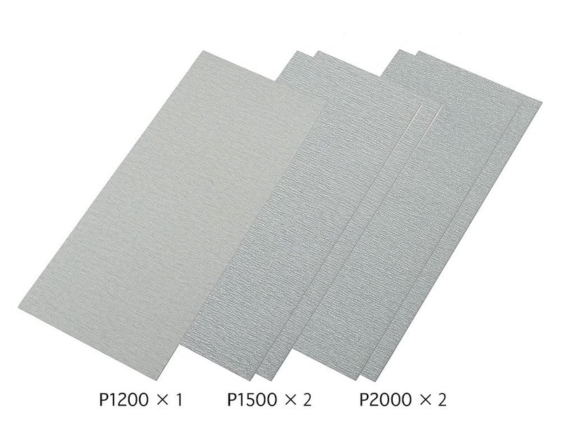 Tamiya 87024 Sandpaper Set (5) 1200/1500/2000, Model Making, Accessories, 5 Pieces (1 Pack) - Image 2